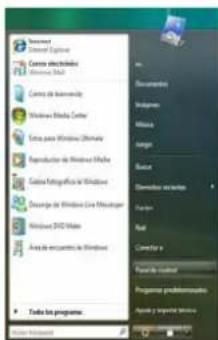 AIRIS Xtreme N1700 - Menu Inicio y Panel de control de Windows Vista - 2