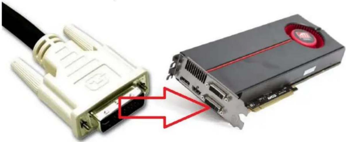 Diamond Multimedia Radeon HD 7750 - Connecting a DVI-I Compatible Monitor - 1