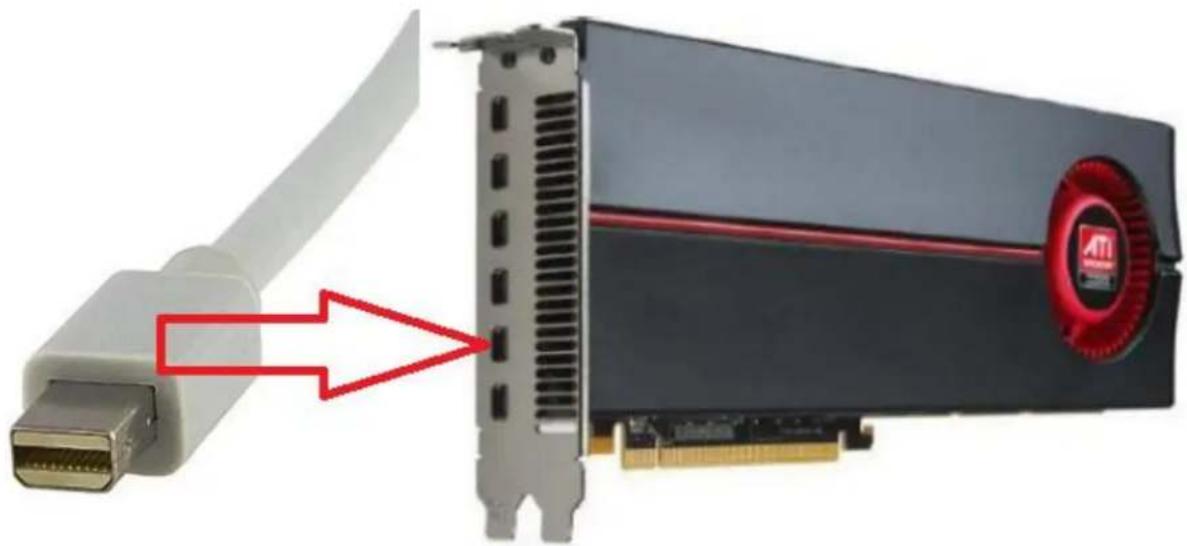 Diamond Multimedia Radeon HD 7750 - Se connecter un écran LCD numérique avec l'apport de mini DP - 1