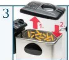 KOENIG Fry 2 - In der Fritteuse erstartes Frittierfett schmelzen   Faire fondre laGRAisse solidifiée dans la friteuse   Sciogliere il grasso indurito nella friggitrice - 4