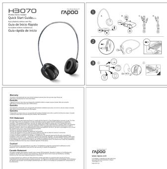 RAPOO H3070 - 1