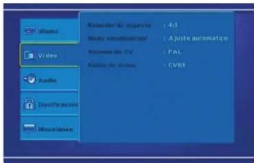 NPG DVD 210ZU - Configuration video - 1