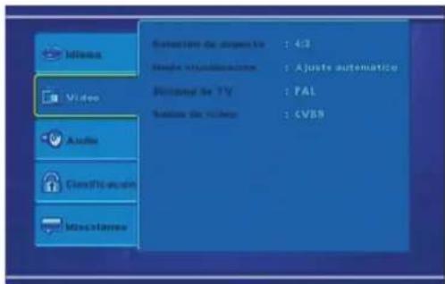 NPG DVD 210ZU - Video setup - 1
