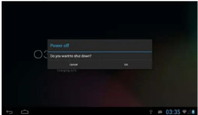 IT WORKS TM903 - Zapnutíavypnutítabletu - 1