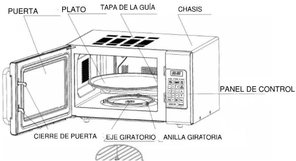 TRISTAR MW2905 - Conozca su horno microondas - 1