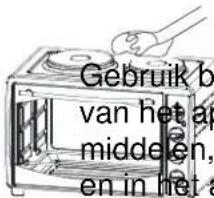 TRISTAR OV1414 - Bakplaat met rooster erin - 5