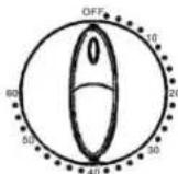 TRISTAR OV1414 - Quatrième bouton tournant → Minuteur - 1