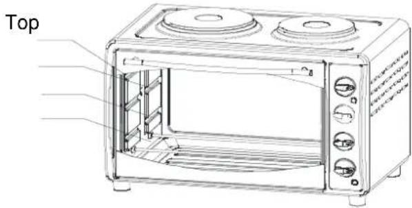 TRISTAR OV1414 - Baking tray with wire rack inside - 3