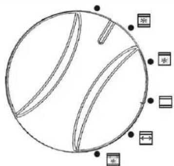 TRISTAR OV1413 - Bediening van de knoppen - 2