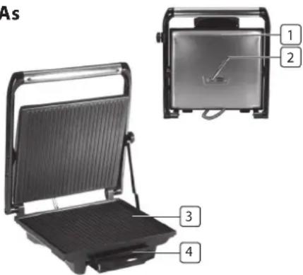 TRISTAR SA2839 - descrição dAs peças - 1