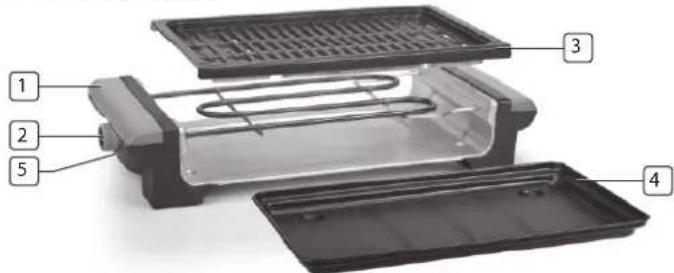 TRISTAR BP2825 - PaRTs DeScRIPTIoN - 1