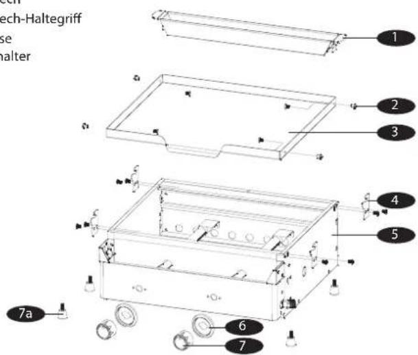 TRISTAR BQ6385F - TEILEBESCHREIBUNG - 1
