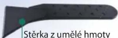 Stěrka z umělé hmoty
