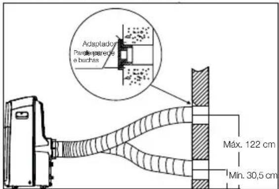 ELECTROLUX EXP12HN1WI - DESCARGA POR PAREDE - 1