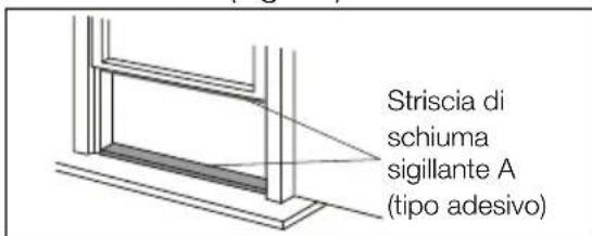 ELECTROLUX EXP12HN1WI - Installazione in una finestra a doppio saliscendi - 1