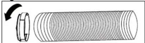 ELECTROLUX EXP12HN1WI - Espulsione dell'aria calda atraverso la finestra - 4