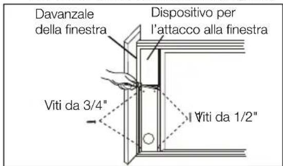 ELECTROLUX EXP12HN1WI - Installazione in una finestra a doppio saliscendi - 9