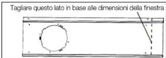 ELECTROLUX EXP12HN1WI - Installazione in una finestra a doppio saliscendi - 3