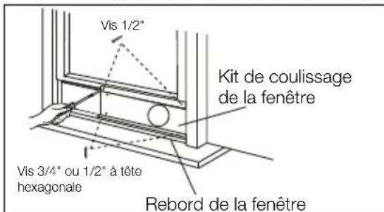 ELECTROLUX EXP09HN1WI - Installation dans une fenêtre à double guillotine - 4