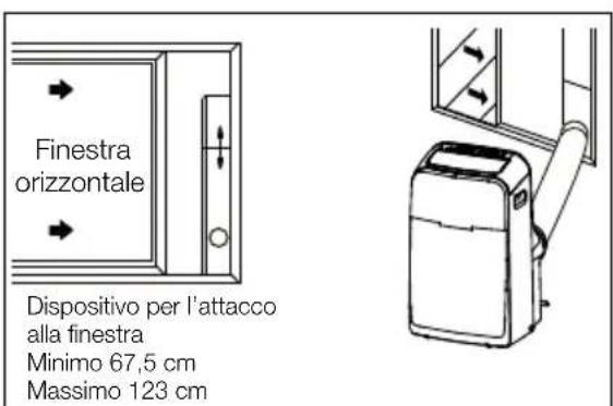 ELECTROLUX EXP09HN1WI - Espulsione dell'aria calda atraverso la finestra - 8