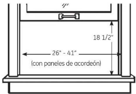 GE AEM18DP - ① REQUISITOS PARA LA VENTANA - 1