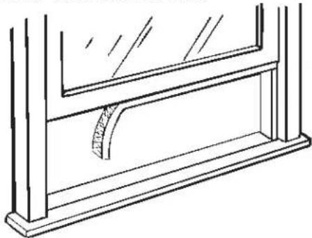 GE AEM18DP - PREPARE THE WINDOW AND INSTALL THE CASE - 1