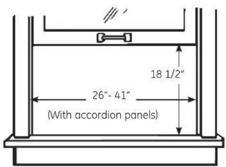 GE AEM18DP - WINDOW REQUIREMENTS - 1