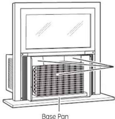 GE AEM18DP - INSTALL THE AIR CONDITIONER IN THE CASE - 1