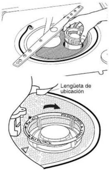 AMANA ADB1100AWS - Instrucciones para reinstalar los filtros - 1