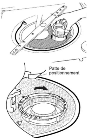 AMANA ADB1400PYS - Instructions de réinstallation du filtre - 1