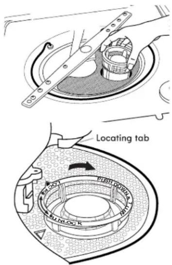 AMANA ADB1400PYS - Filter Reinstallation Instructions - 1