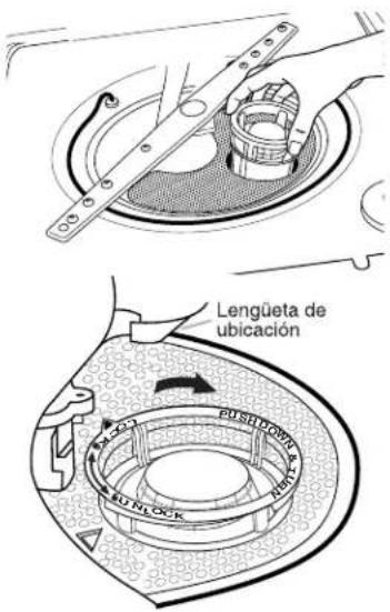 AMANA ADB1400PYS - Instrucciones para reinstalar los filtros - 1
