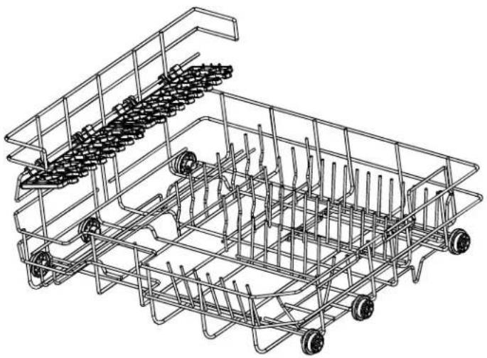 DANBY DDW611WLED - LOADING THE BASKET - 3