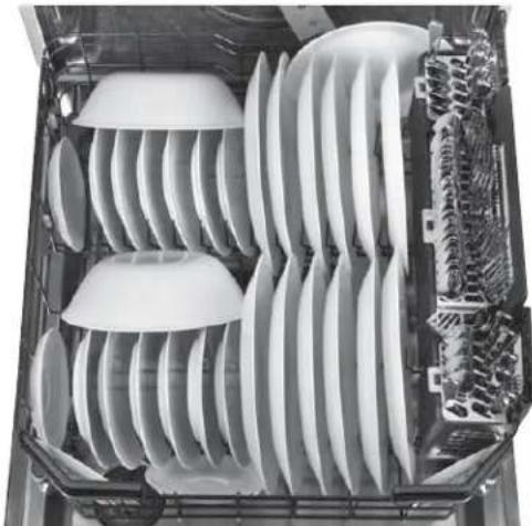 GE GDF570SGFBB - couverts - Panier inférieur - 1