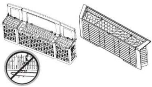 GE GDF570SGFBB - Silverware Basket - 1