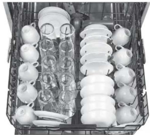 GE GDF570SGFBB - couverts - Panier supérieur - 1