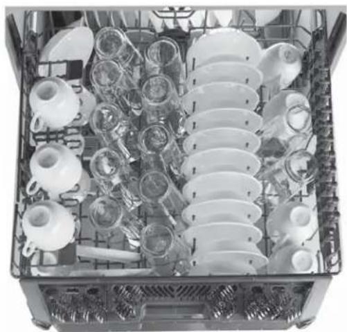 GE GDF570SGFBB - couverts - Panier supérieur - 2