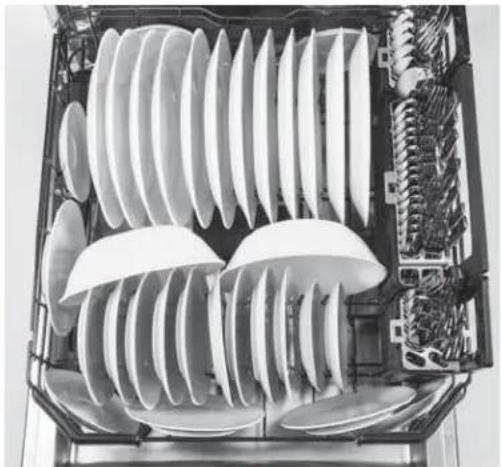 GE GDF570SGFBB - couverts - Panier inférieur - 1