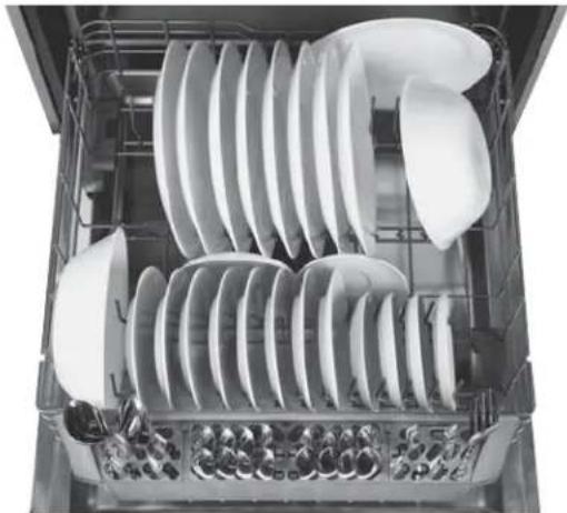 GE GDF570SGFBB - couverts - Panier inférieur - 2