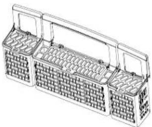 GE GDF570SGFBB - Panier à couverts - 1