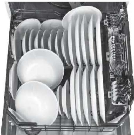 GE GDF570SGFBB - Loading the dishwasher (cont.). - 3