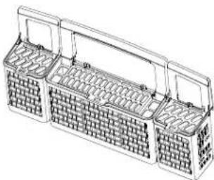 GE PDT760SSFSS Profile - Panier a couverts - 1
