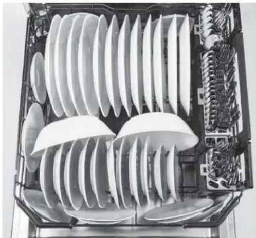 GE PDT760SSFSS Profile - couverts - Panier inférieur - 1