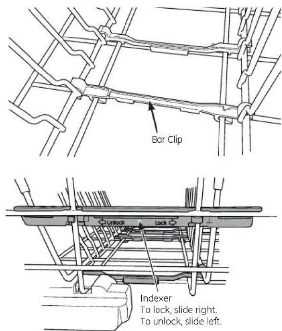 GE PDT760SSFSS Profile - WARNING! The clips can be a choke hazard for small children if removed from the dishwasher. Keep out of reach of children. - 1