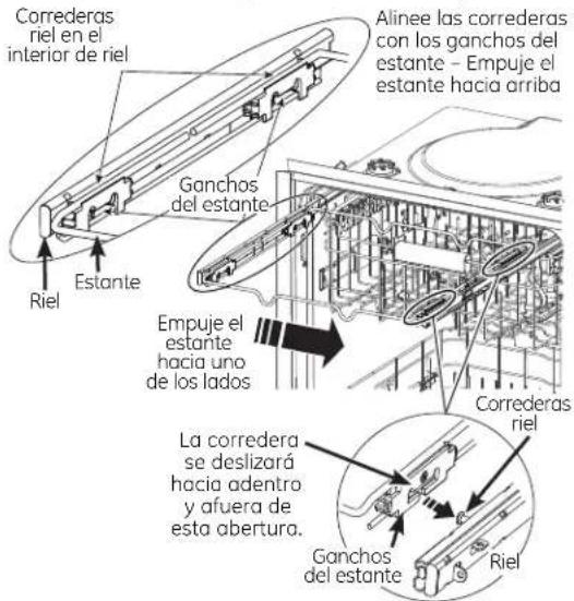 GE PDT760SSFSS Profile - Para退还 el tercer estante: - 2