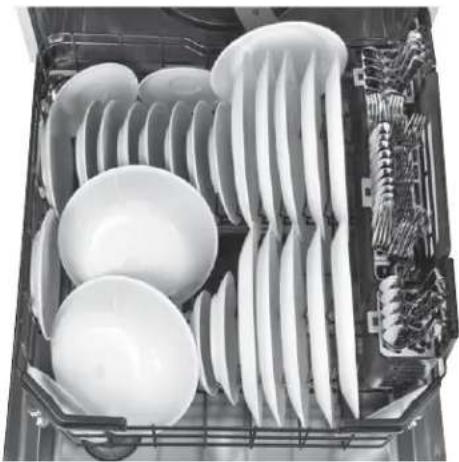 GE PDT760SSFSS Profile - couverts - Panier inférieur - 1