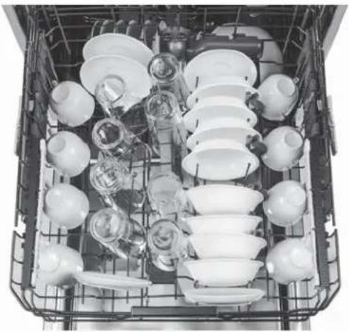 GE PDT760SSFSS Profile - couverts - Panier supérieur - 1