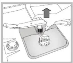 HOTPOINT LSP 720A X - Nettoyer les bras de lavage - 2