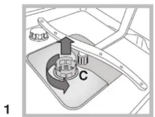 HOTPOINT LSP 720A X - Reinigung der Filtersiebe - 1