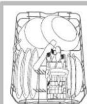HOTPOINT LSP 720A X - Ejemplos de carga del cesto inferior - 1
